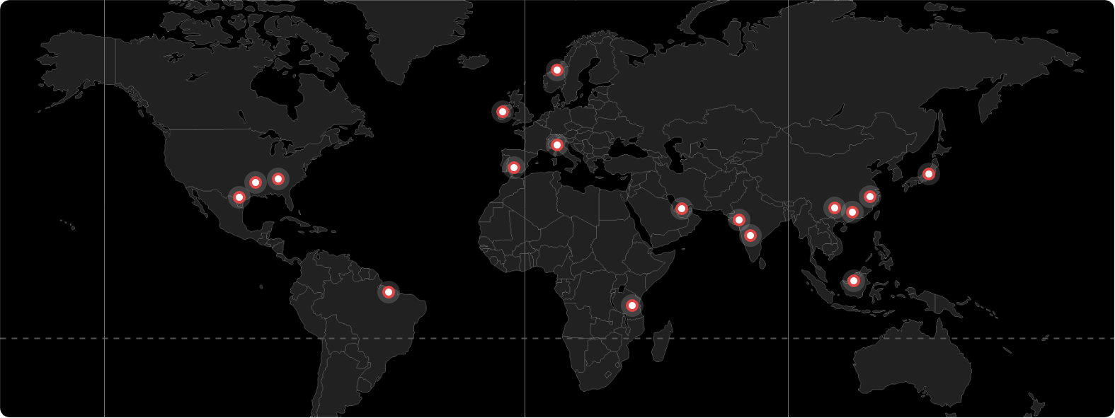 ports showing delay map1