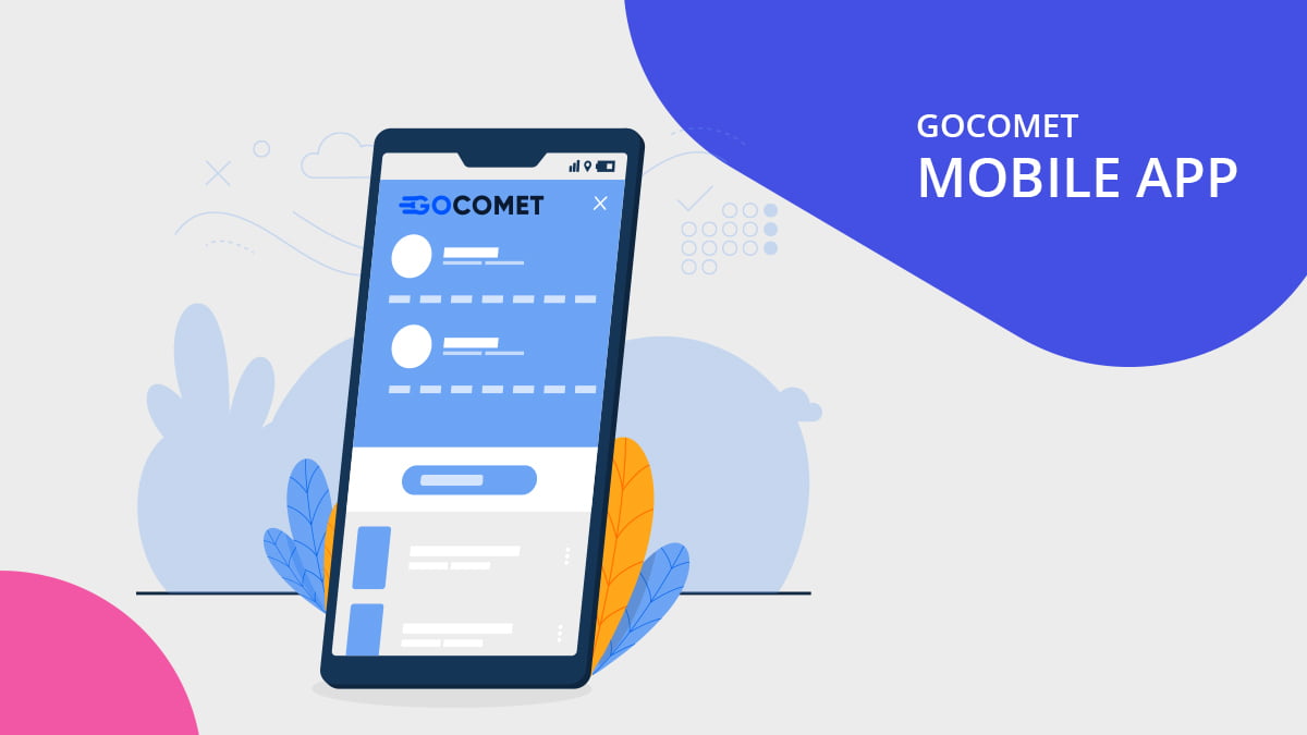 Gocomet mobile app