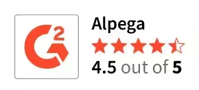 G2 review for Alpega container tracking software