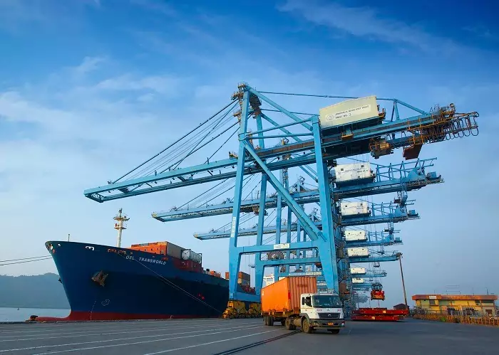 13 Major Ports in India 9 JNPT ship credit JNPT .jpg 2