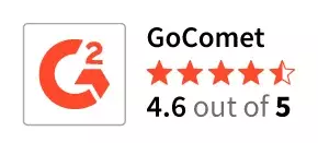 G2 review for GoComet container tracking software