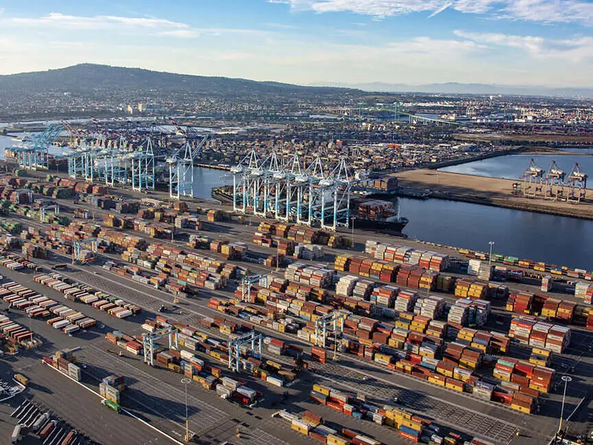 Port of Los Angeles Source Supply Chain Brain