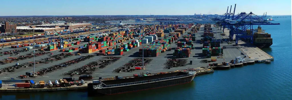 Container ports in the United States