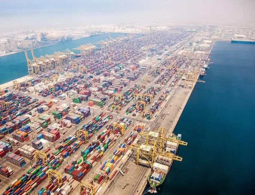 Top 15 Biggest and Busiest Ports in the World in 2025 12 port of Jabel Ali Source Marine Insight