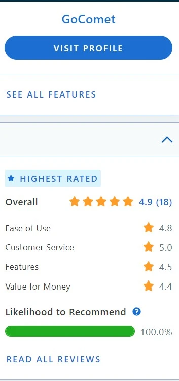 Key comparison of top freight procurement software - Capterra