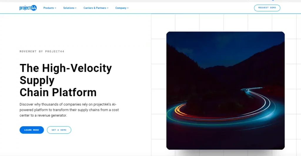 Top 10 Best Supply Chain Visibility Software in 2025 8 Project44 AI SCM
