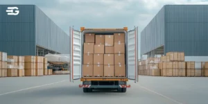 A truck with Full Container Load