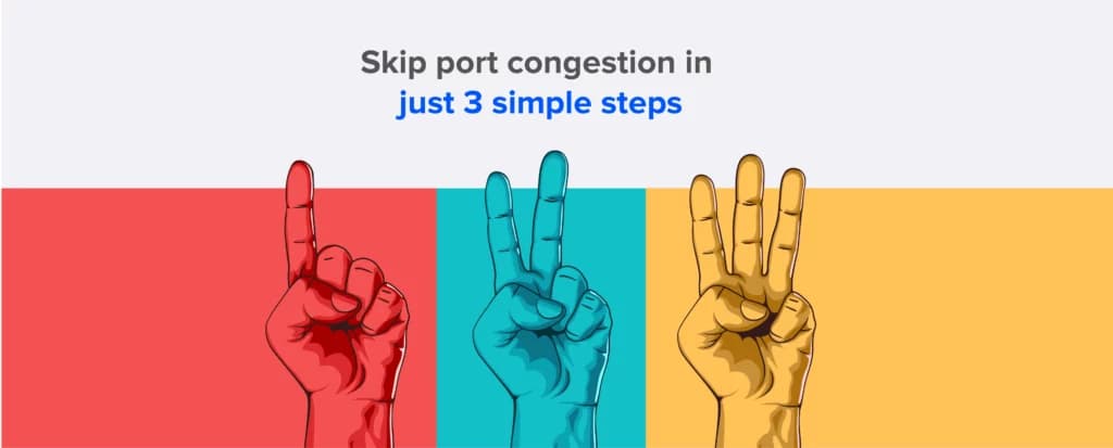 Skip port congestion in just 3 simple steps