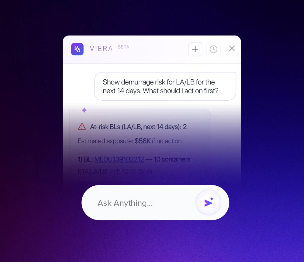 Viera — Ask anything about your supply chain