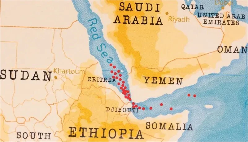 Red Sea map