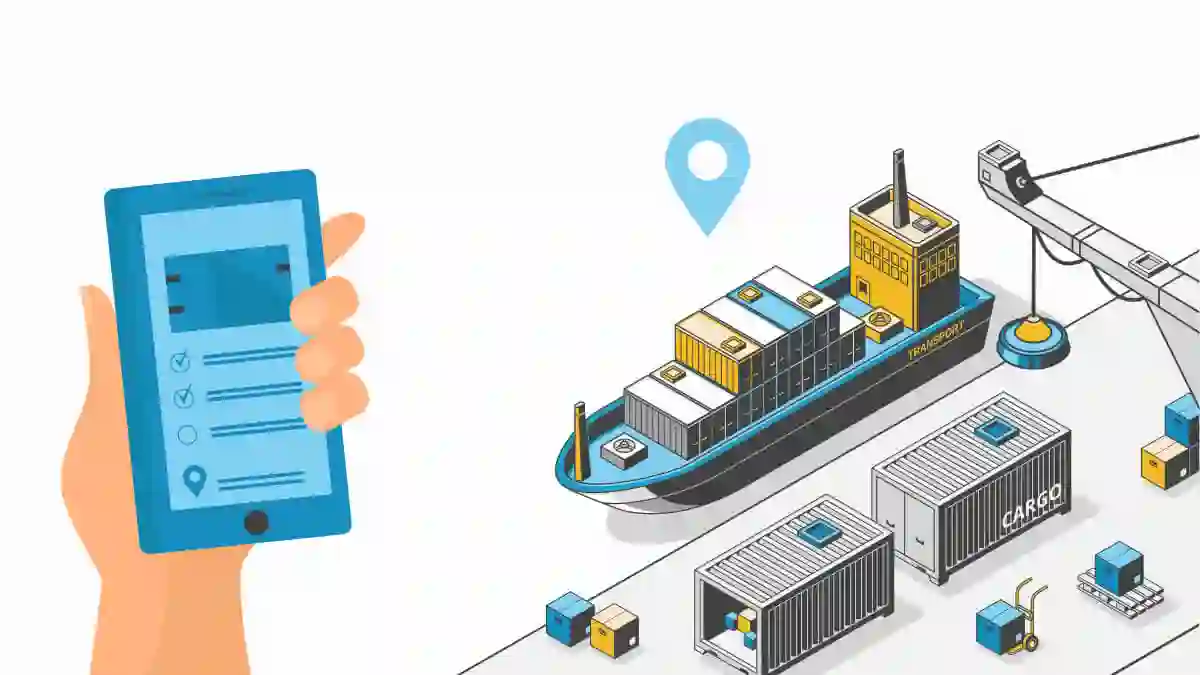 Which is the best container tracking app graphic